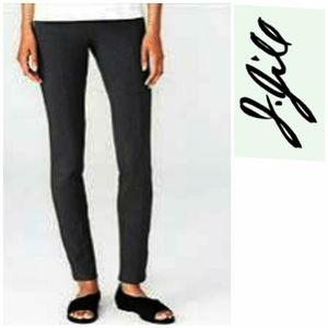 J. Jill Charcoal Gray Slim Leg Ponte Pants Sp